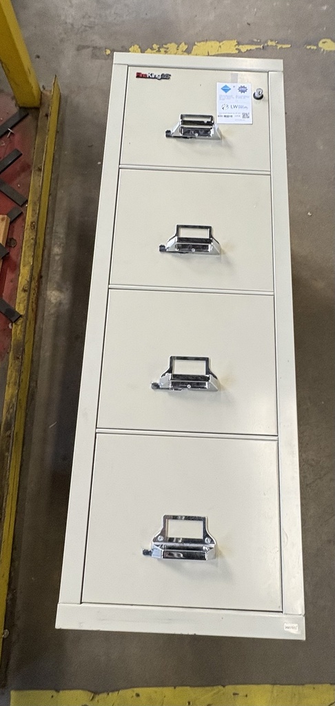 Fireking Flamesafe Vertical file, Grey, 53"h x 18"w x 25"D
