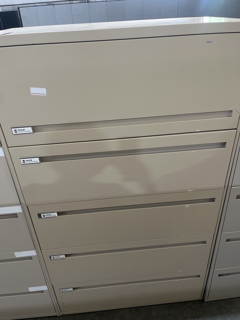 36" Wide Kimball Flip top Drawer Lateral File