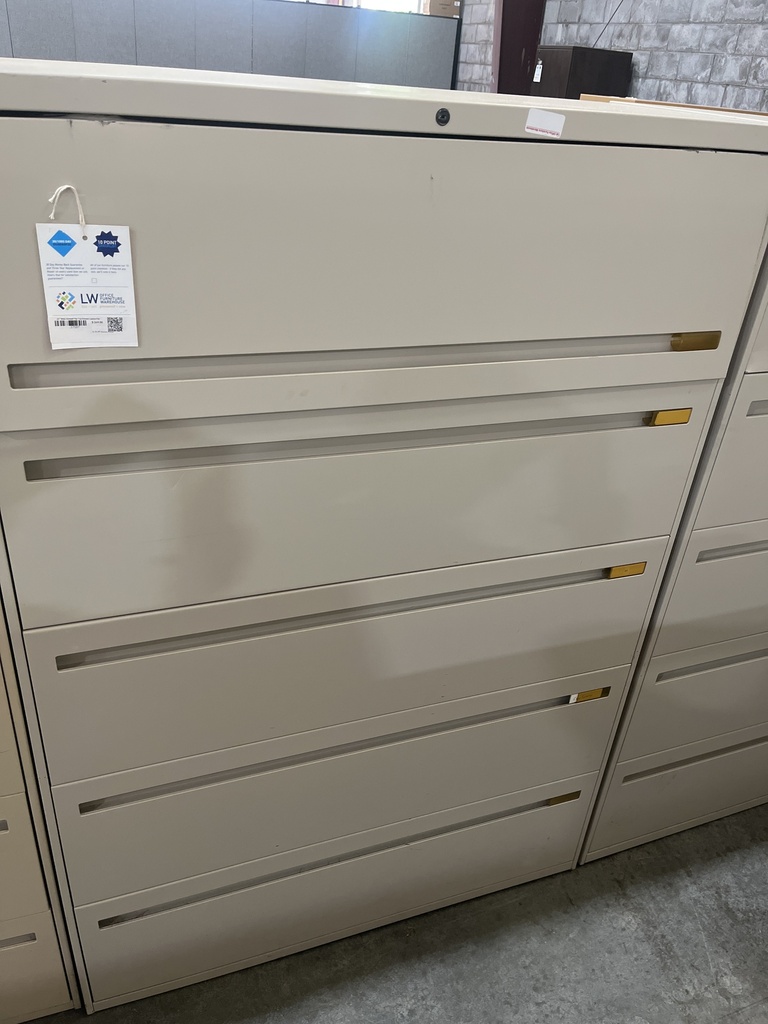 42" Wide Kimball Flip Top Drawer Lateral File