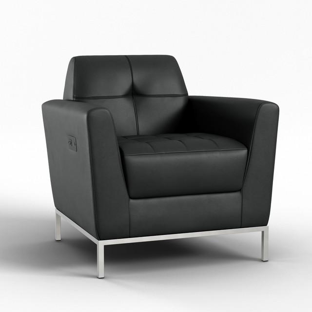 COE Parker Lounge Seat BLK Leather   (OSRL3027)