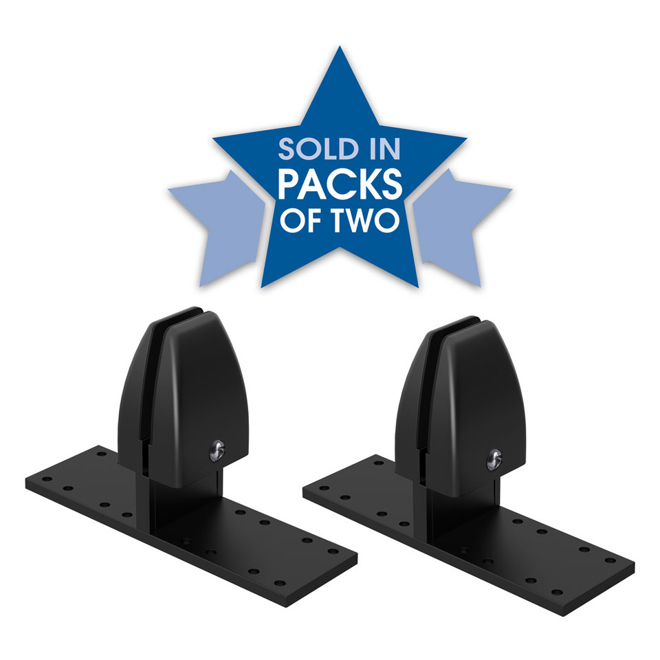 COE OfficeSource Variant Collection Under Desk Mount Screen Brackets - silver