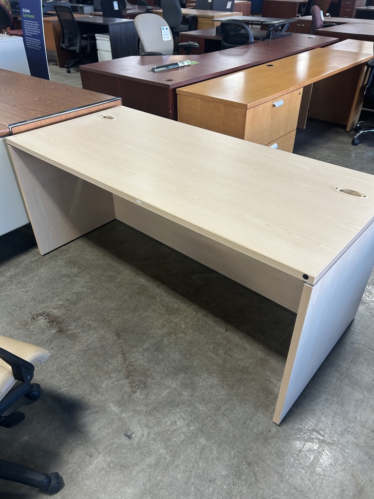 30x66 Lacasse Desk Shell - Light Oak 