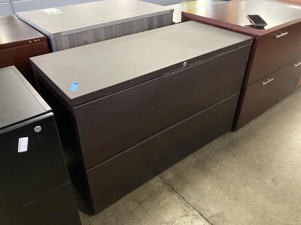 2 Drawer 42” Lateral Filing Cabinet Espresso 