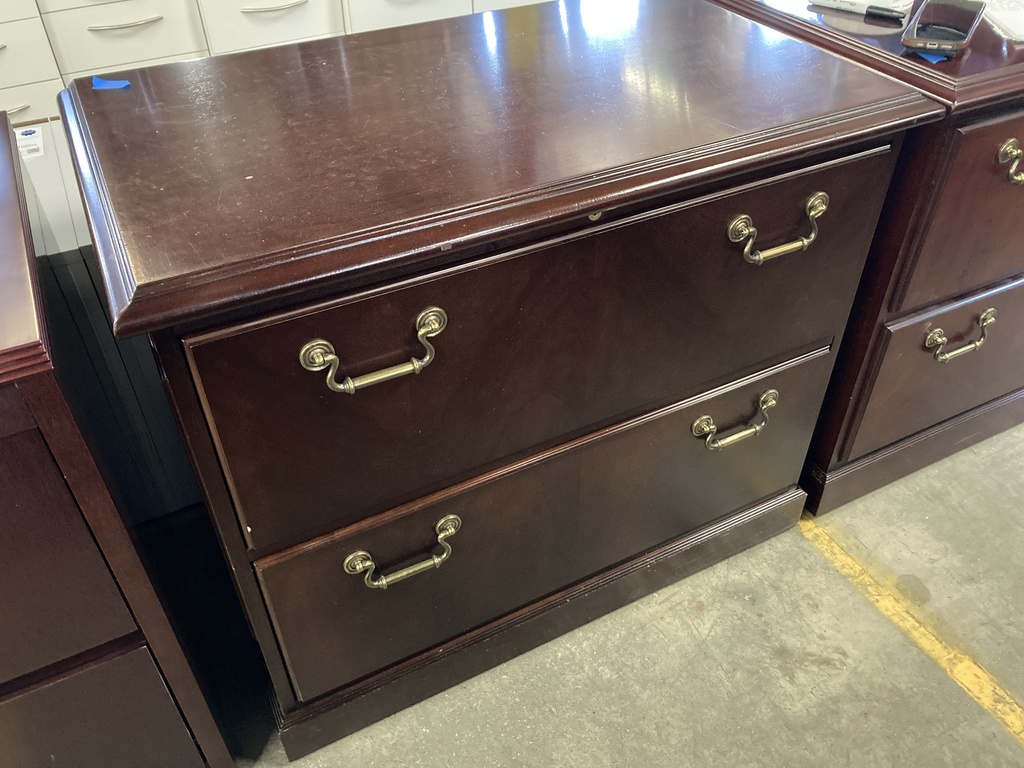 OFS 2 Drawer 36” Lateral File Traditional Walnut 