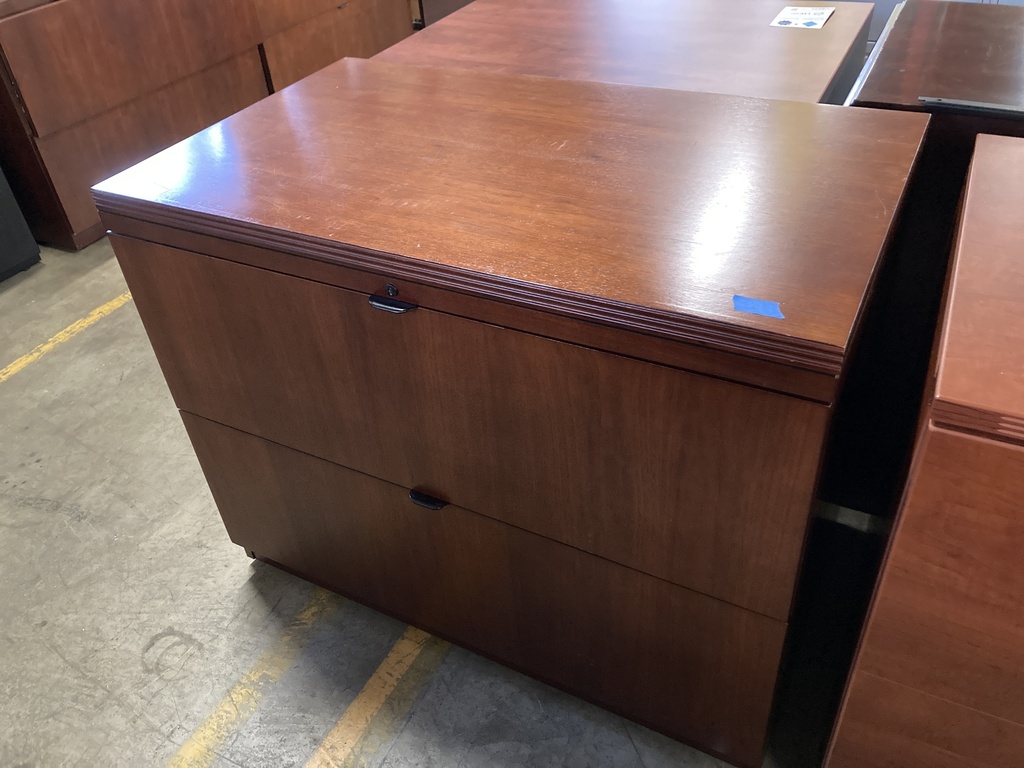 OFS 2 Drawer 36” Lateral File Cherry 