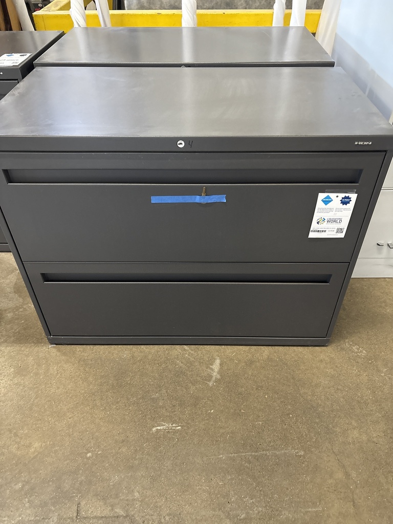  HON 2 Drawer Lateral Filing Cabinet 36” charcoal (700 Series)
