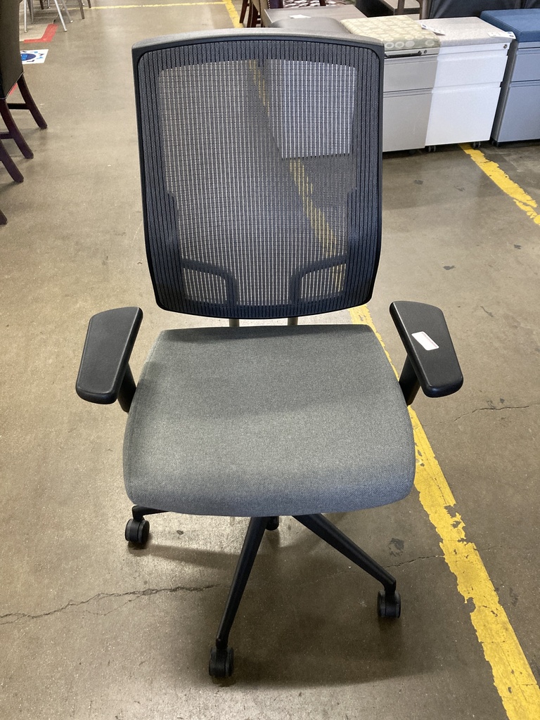 Sit on it Focus, Gray High-back Task Chair 