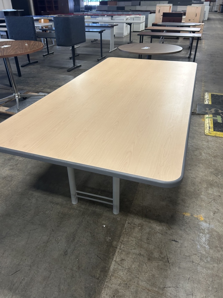 8x4 Conference Table - Light Oak