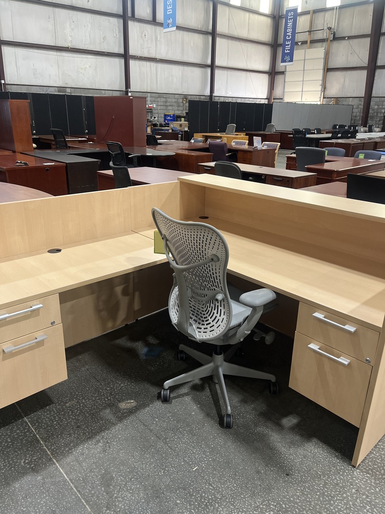72x30 Lacasse Reception Desk Maple