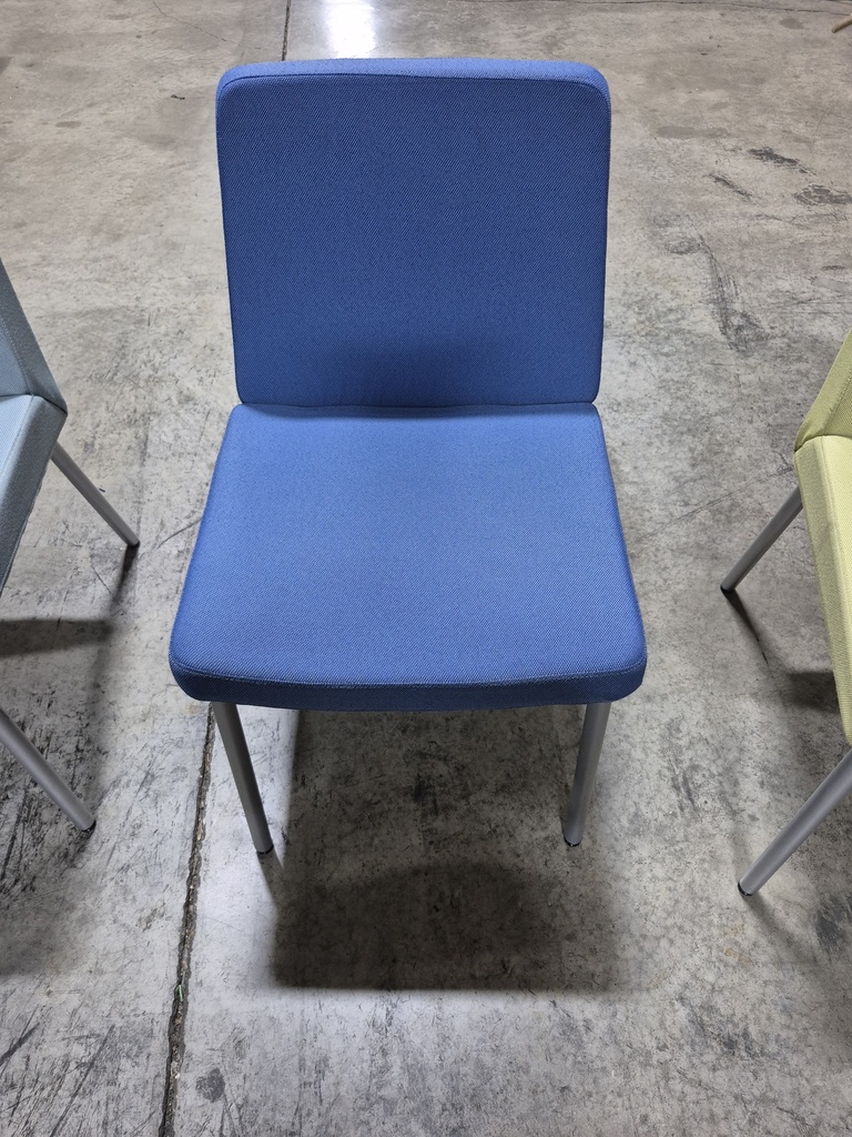 Hon armless side chair blue