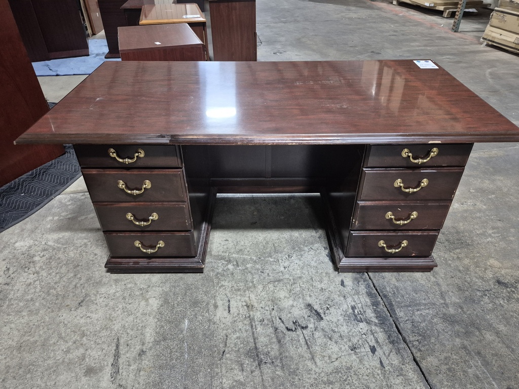 36x72 Dbl Ped Traditional Desk