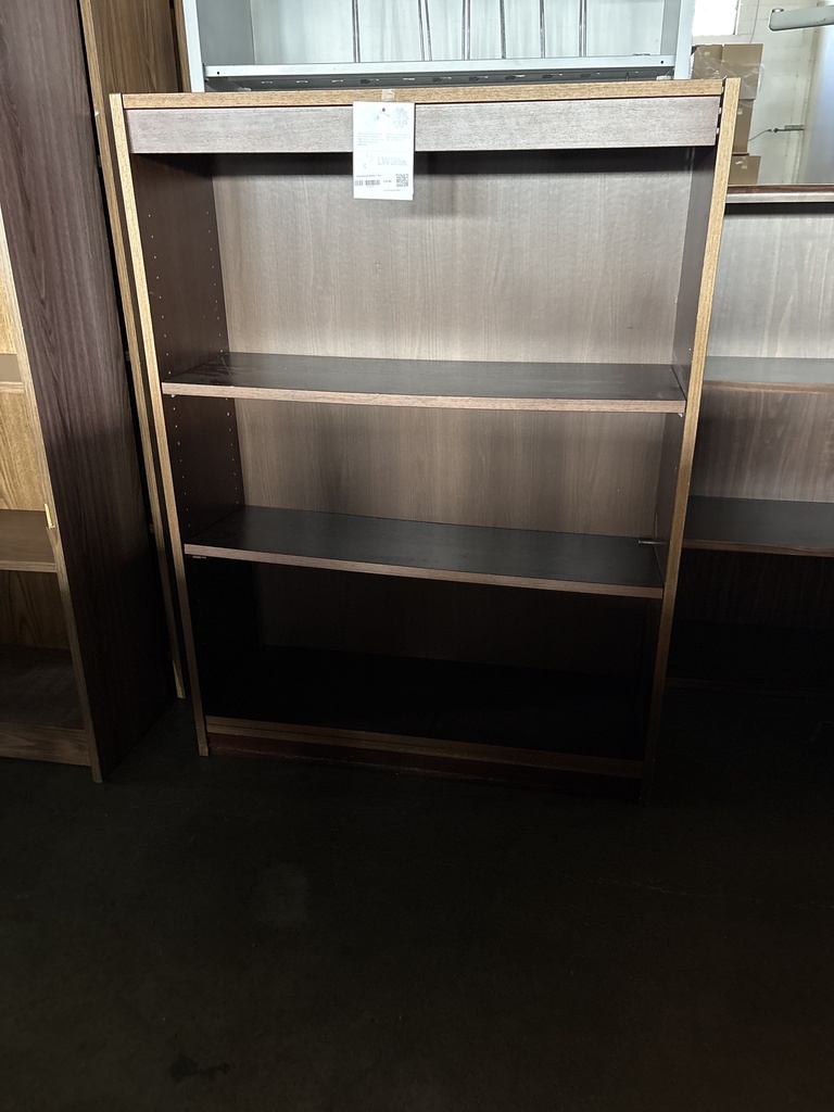 36x48 Bookcase (Walnut 2 Tone) 