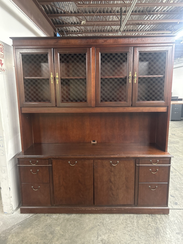20x72 Traditional Storage Cabinet w/ Hutch