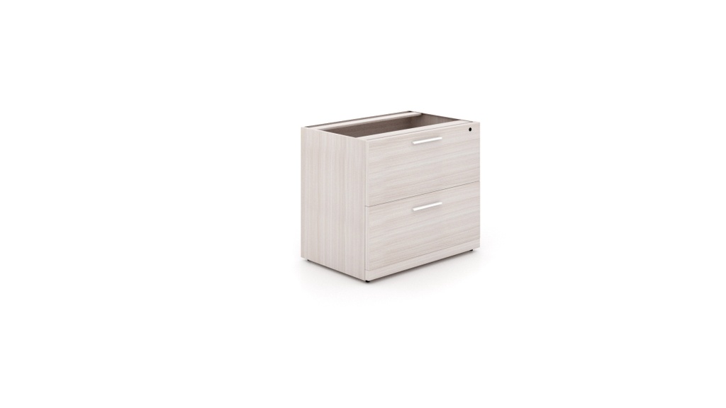 CD 2 Drawer Lateral File Blanc De Gris