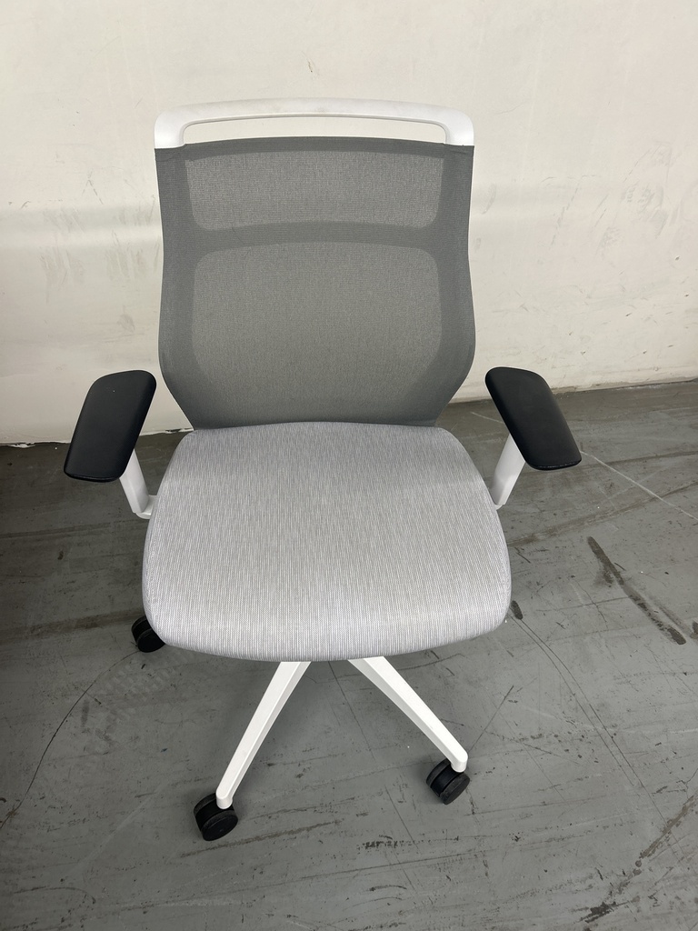 Grey Mid Back Mesh Chair