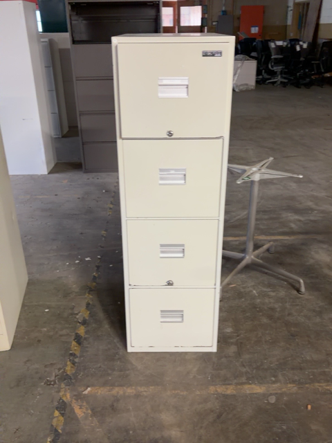 Fireking Meilink 4 Drawer Vertical Fire File - Creme