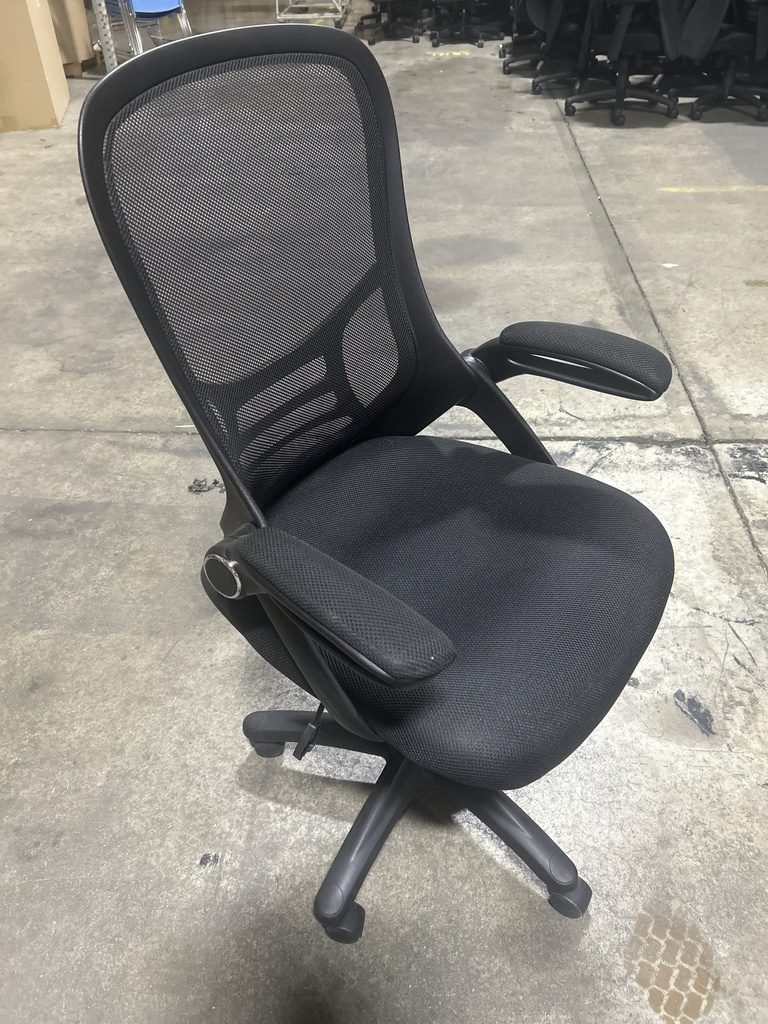 Mesh Back Black Task Chair w/ Flip Arm