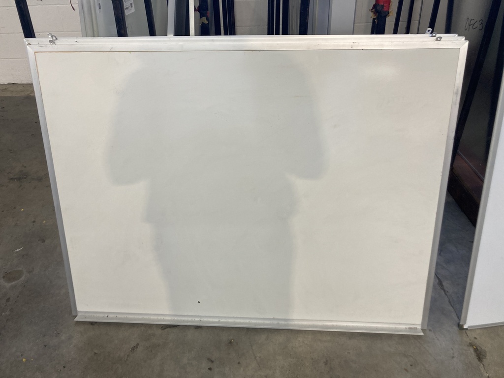 36”x48” White Board with Shelf