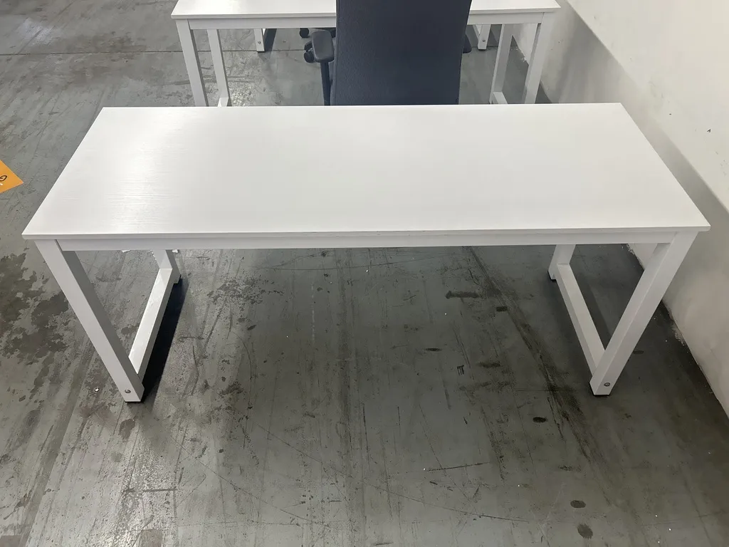 24x63 White Table Desk