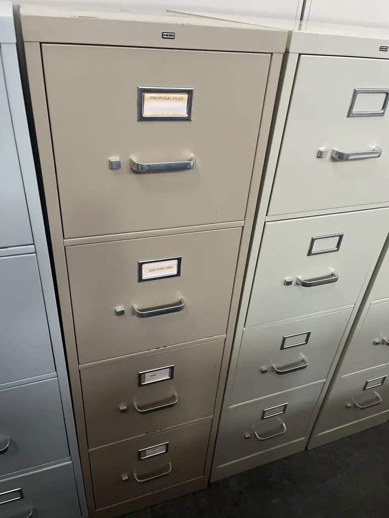 Hon 4 Dr Vertical File, Tan, Letter