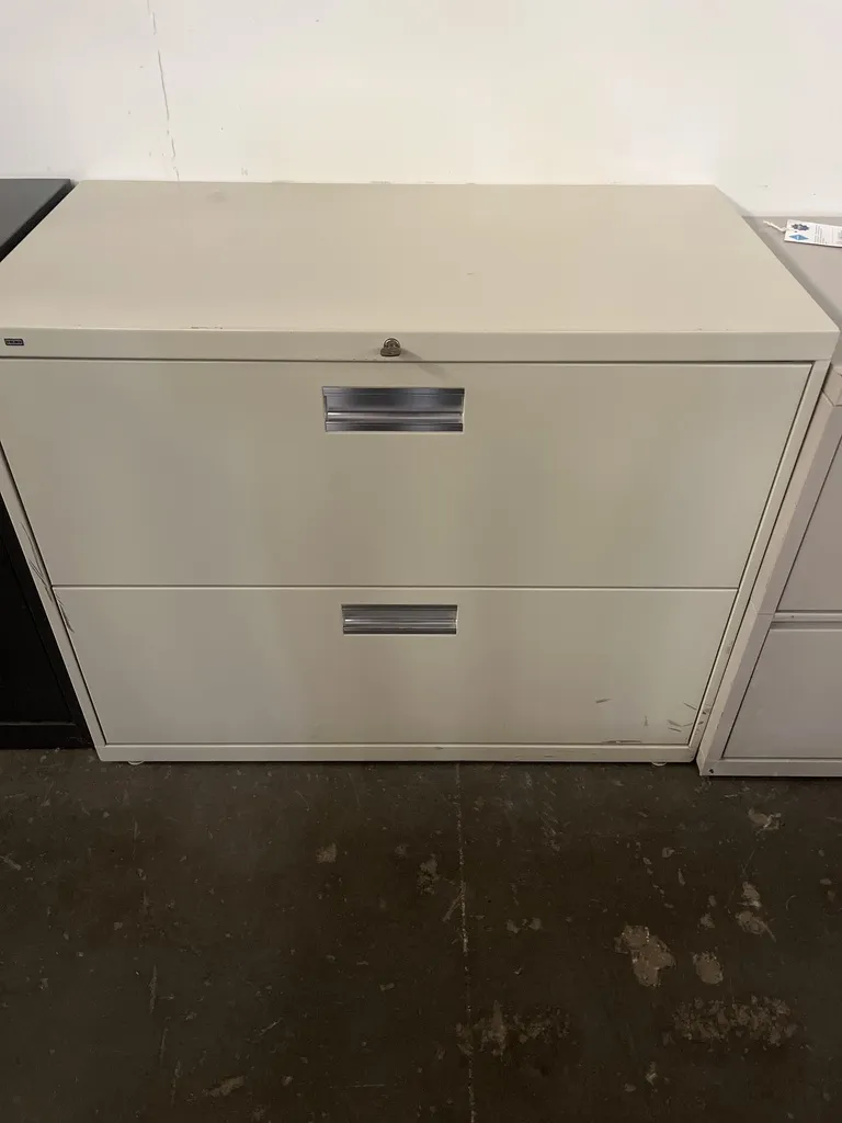 36" Hon 2 Drawer Lateral File Putty