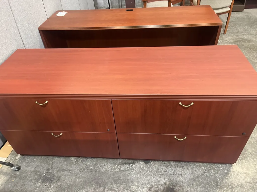 24x72 LaCasse Double Lateral Credenza Cherry