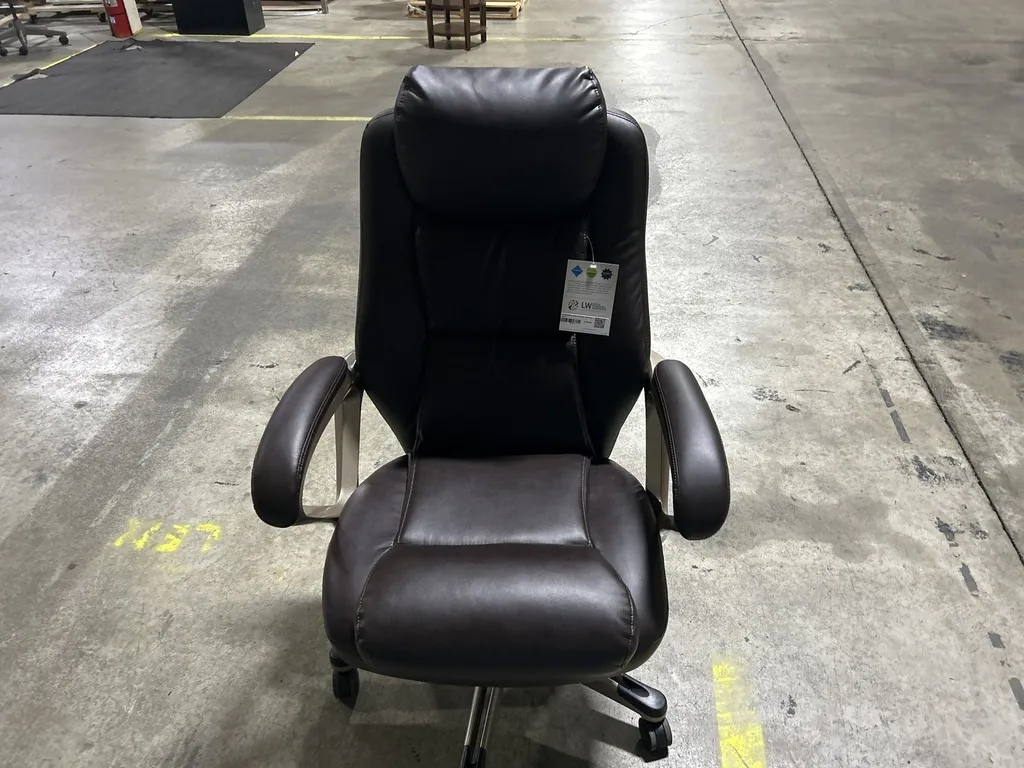 OS-High Back Executive Task Chair - Dark Brown Vinyl