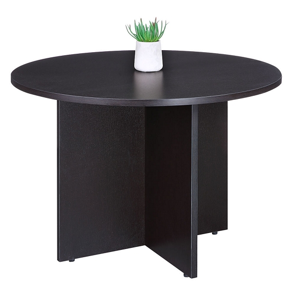 Euroline 42" Round Table Espresso