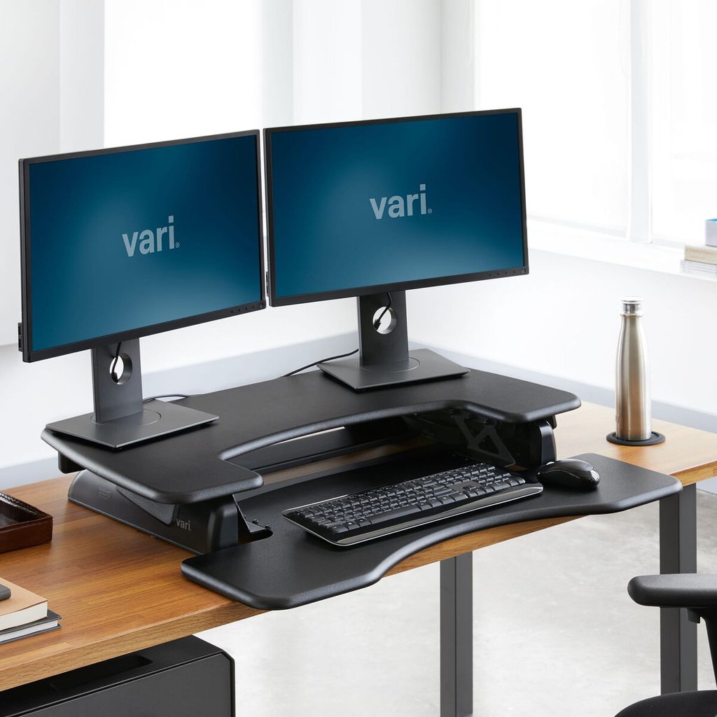 VariDesk  Sit Stand Desk 36" Black Riser