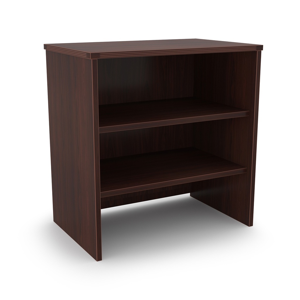 Euroline 36" open hutch Mahogany