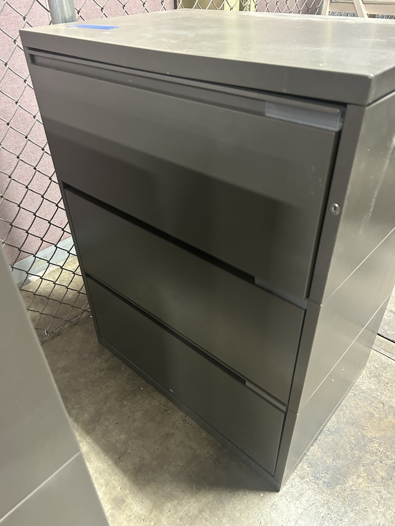 30" 3 Drawer Lateral - Gray
