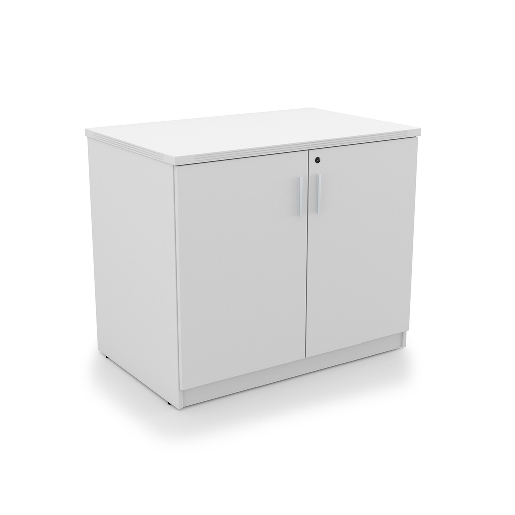 Euroline 36" storage cabinets w/ Lock White