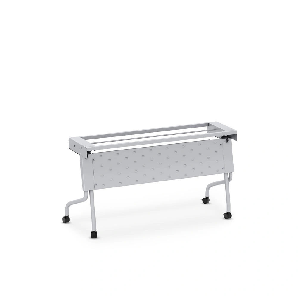 DK NESTING BASE W/MOD PANEL SILVER-FOR 24X60 TOPS (PRM-PBF60-SI)