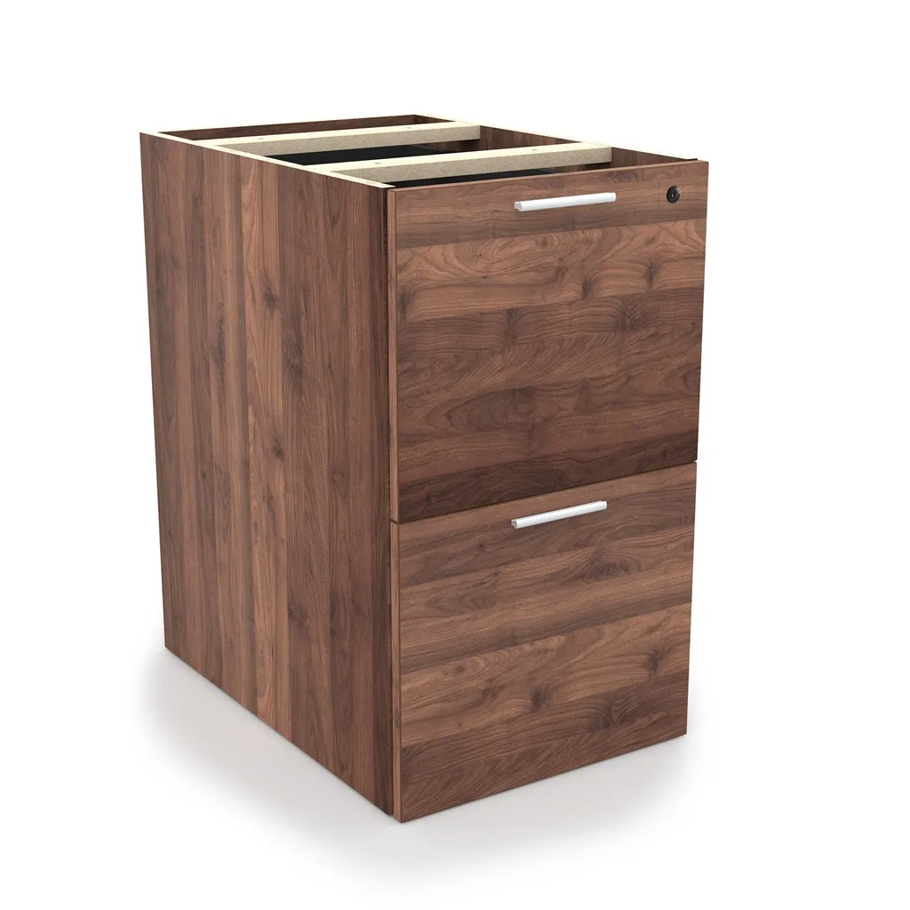 Euroline File File 24" deep Walnut