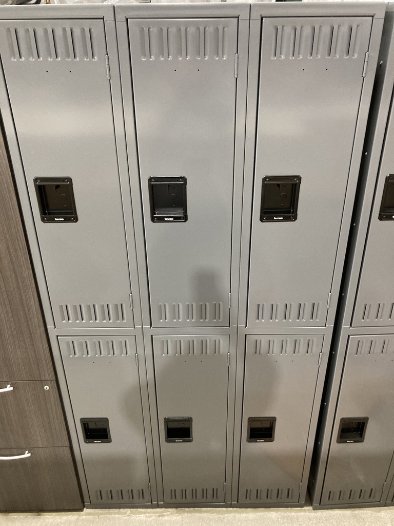 2 Tier 6 Bay Locker Grey List $1,089