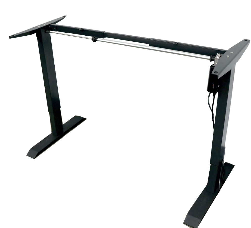 Euroline Powered Table Base Two Stage Single Motor,  Black