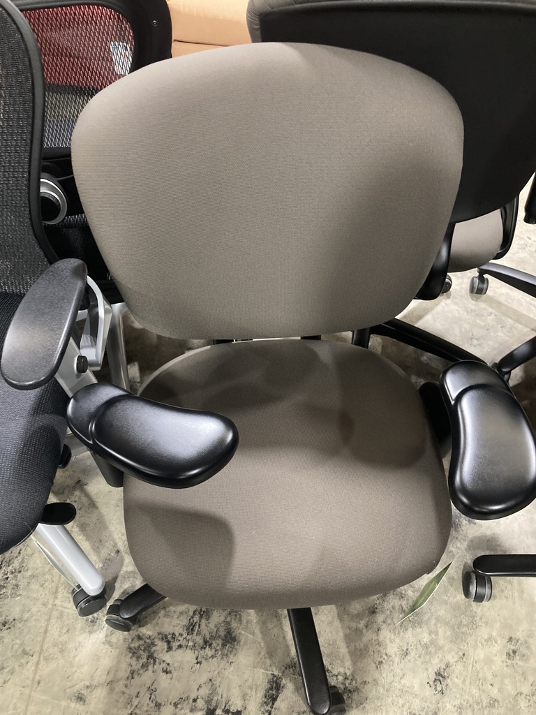 Haworth Improv Task Chair - Light Brown Fabric