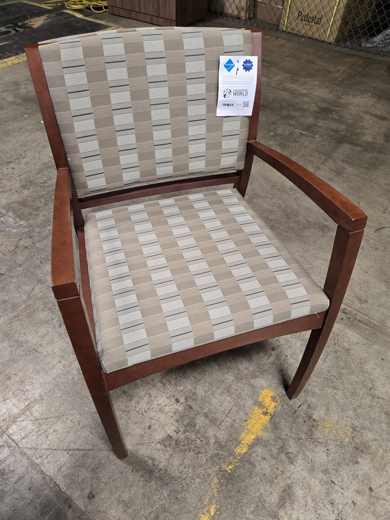 Side Chair Cherry Block Pattern