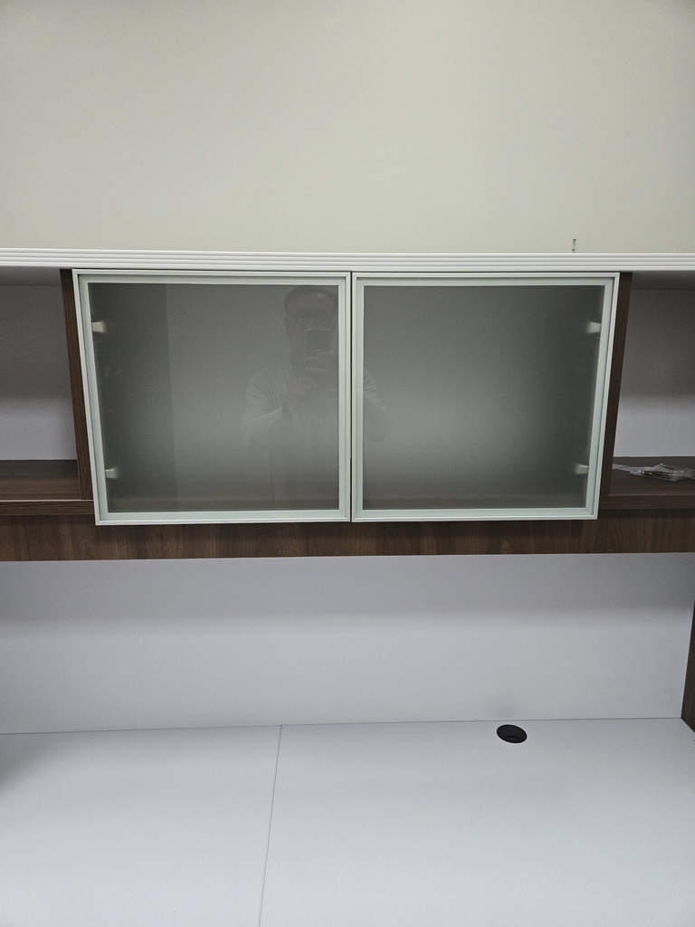 Euroline Open 66" Hutch glass doors (pair)