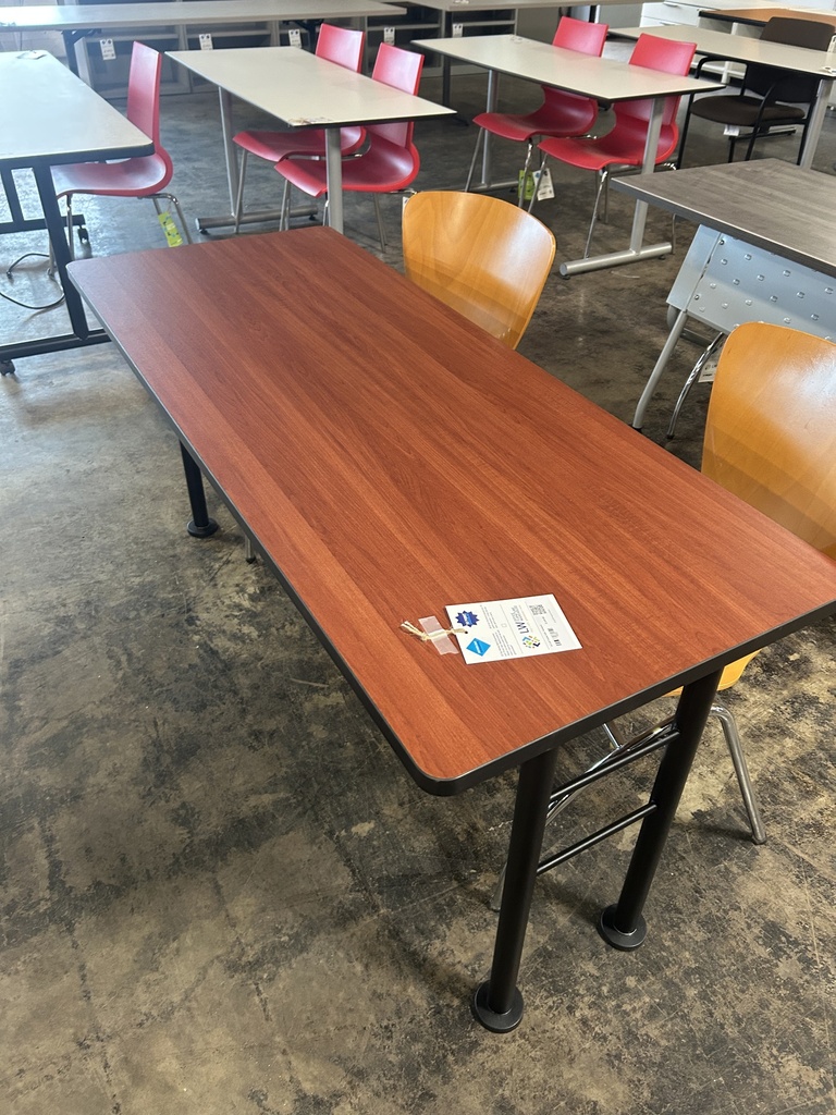 24" x 60" Training Table - Mahogony
