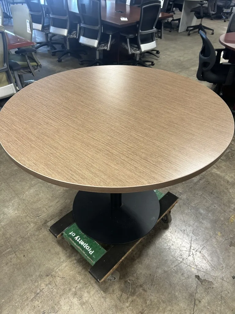 48” Round Table - Walnut