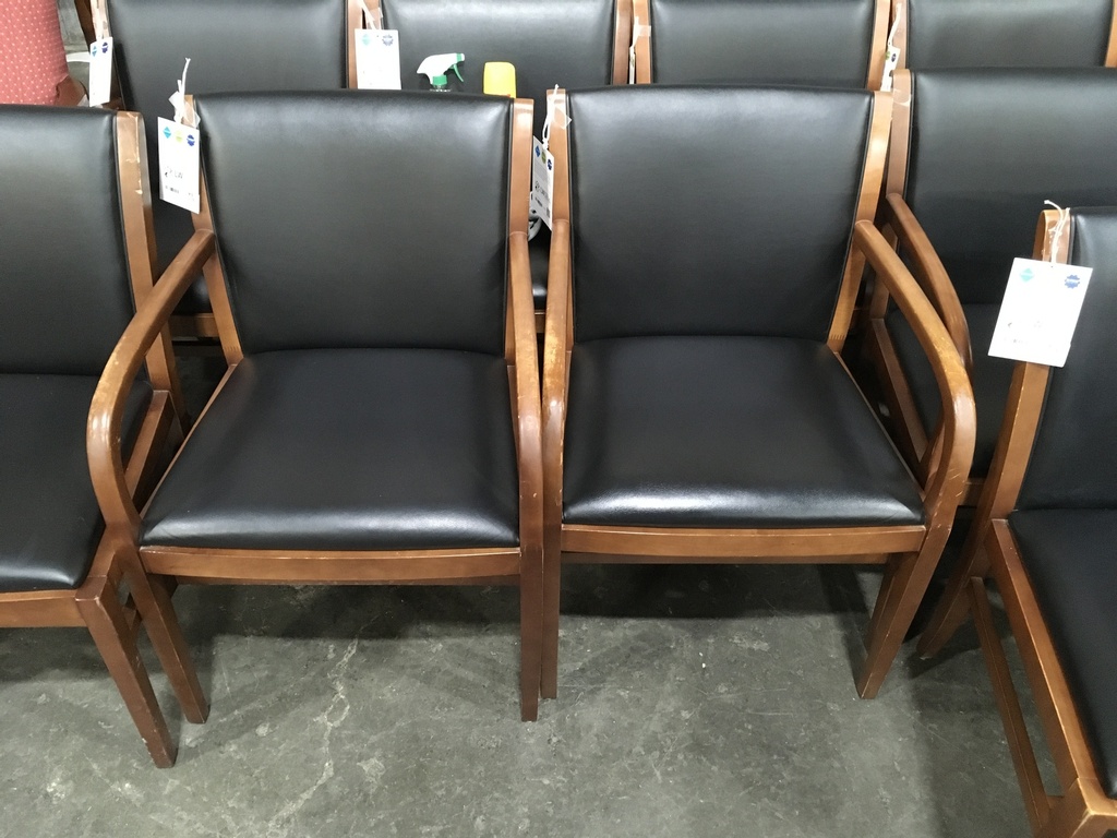 Black Leather Side Chairs