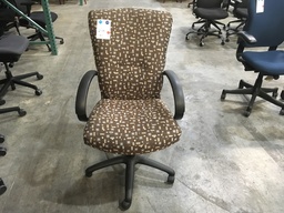 Brown Pattern Conference Chair