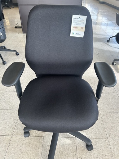 Office Star 3121 Task Chair with Arms, Black fabric