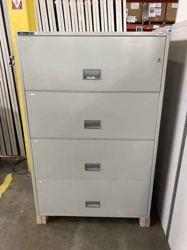 36" Schwab 4 Drawer Lateral Fire Proof