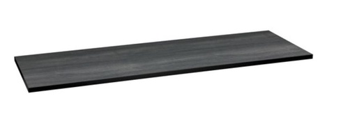 [ws2472 fluted] Euroline Work Surface 24x72 Soma Grey Fluted 