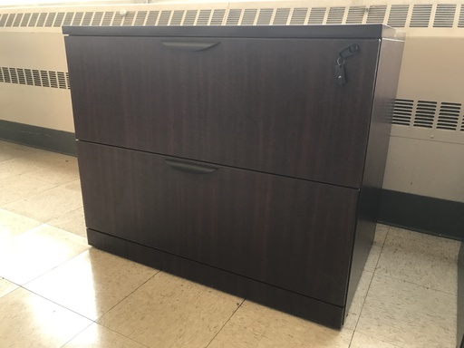 D-K PRM-PL112  36 in. 2 DRAWER LATERAL (mahogany)