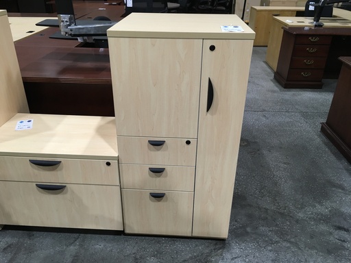 24x48 Personal Wardrobe Unit - Maple - LH