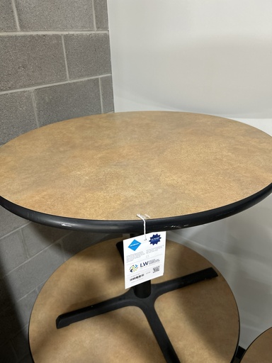 36" Beige Cafe Table