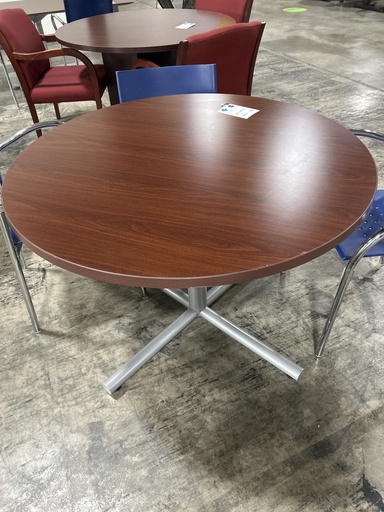 42" Round Mahogany Table 